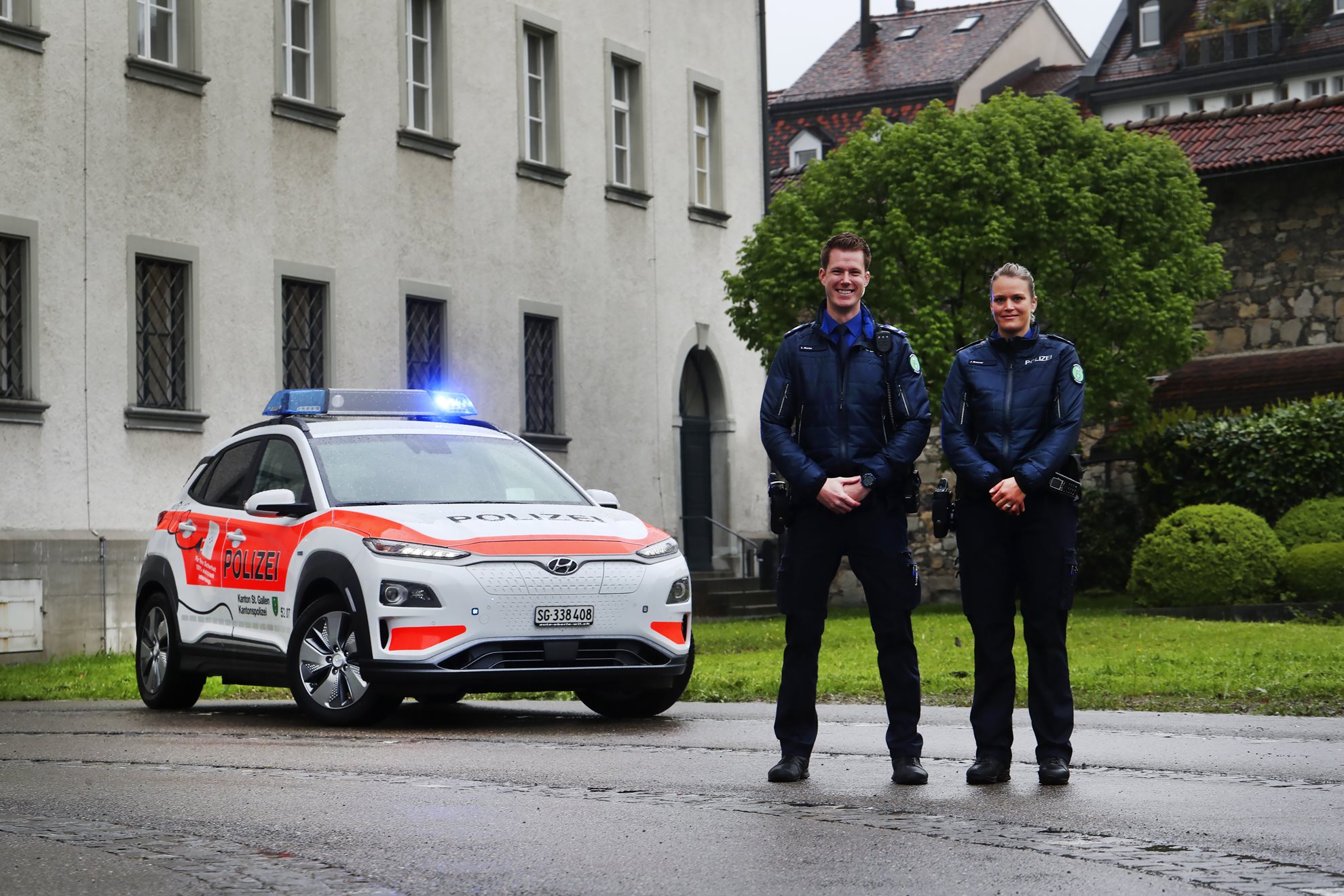 Elektromobily Hyundai sú obľúbenou voľbou polície v celej Európe.