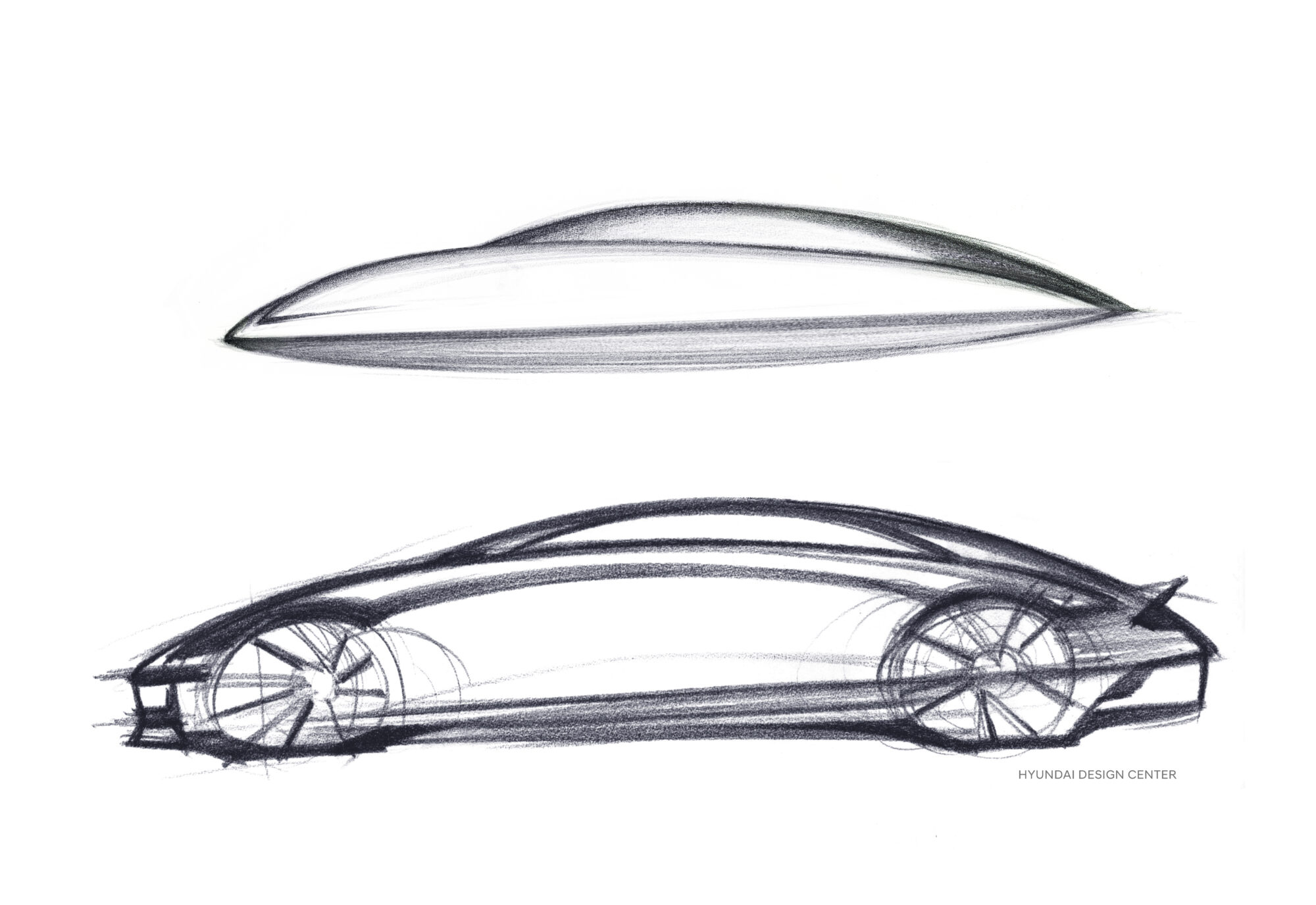 Hyundai odhalil dizajnérsky náčrt konceptu IONIQ 6