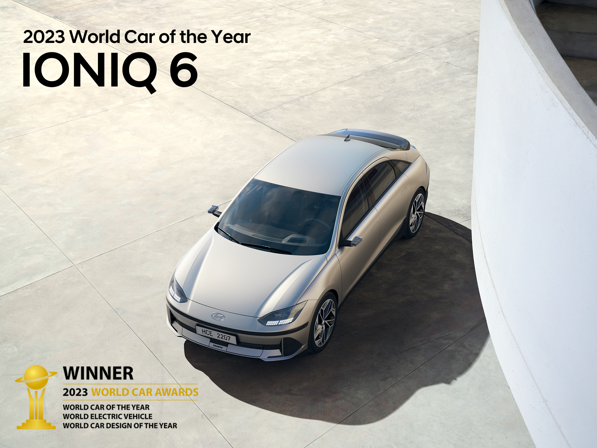Hyundai IONIQ 6 je Svetovým autom roka 2023! Získal aj titul Svetové elektrické auto a Svetový automobilový dizajn roka.